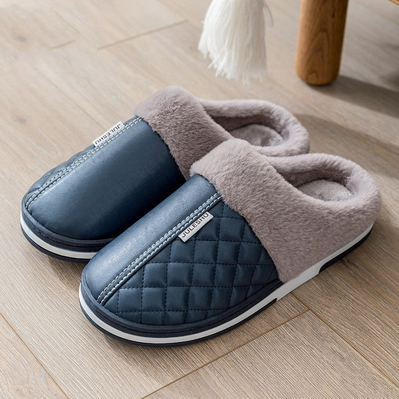 Elderly Cotton Slippers Winter Waterproof For Home Use