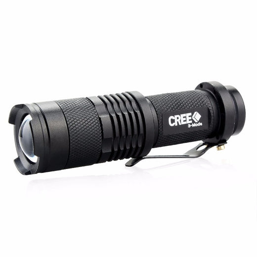 5 Colors Mini LED Flashlight Q5 2000lm Waterproof LED Laterna 1 Modes Zoomable PortableTorch Penlight AA 14500
