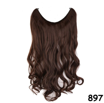 S-noilite 20" Invisible Wire Hair Extensions