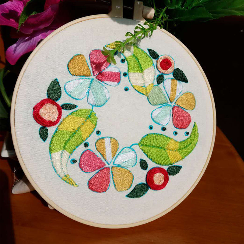 DIY handmade embroidery material package