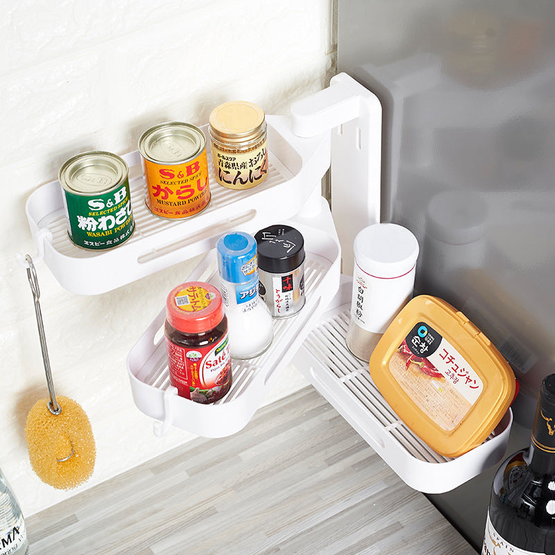 Rotating Wall Mounted Storage Box Punch Free Plastic