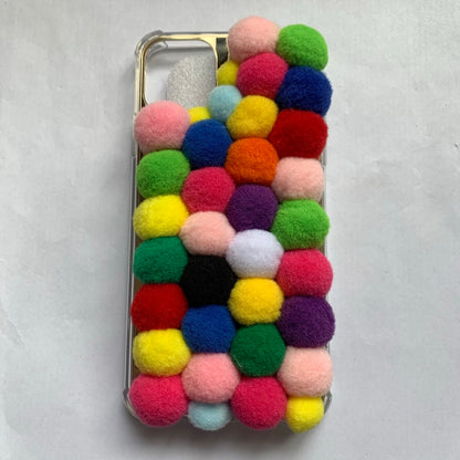 Compatible with Apple, Compatible with Apple , New iPhoneX wave point iPhone78/8 plus wool ball protection sleeve 6/6plus female tide warm
