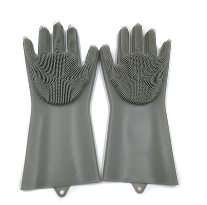 Silicone Heat-Resistant Scrubbing Gloves
