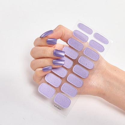 Nailart Sticker Pure Solid Color Self Adhesive