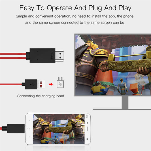 Type-C to HDMI 3-in-1 Cable