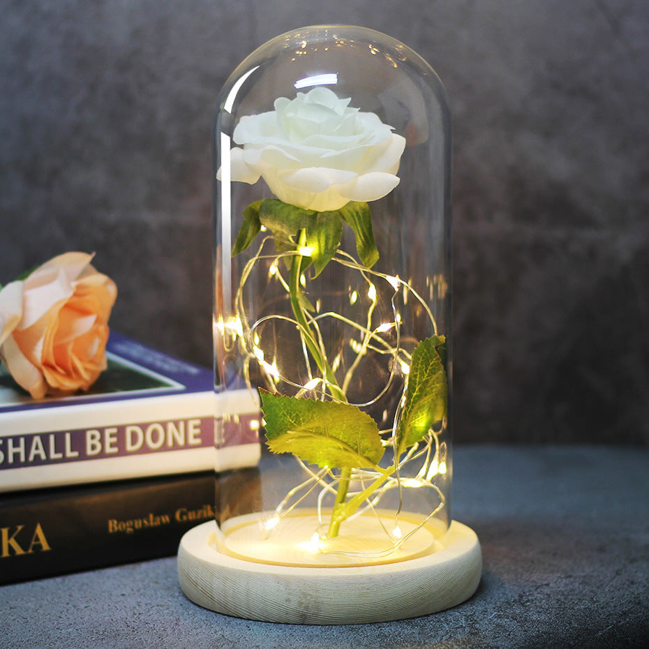 Enchanted Forever Rose LED Christmas Decor