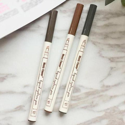 Waterproof Four-Claw Eyebrow Pen - Natural Eyebrow Tint Fork Tip Pencil