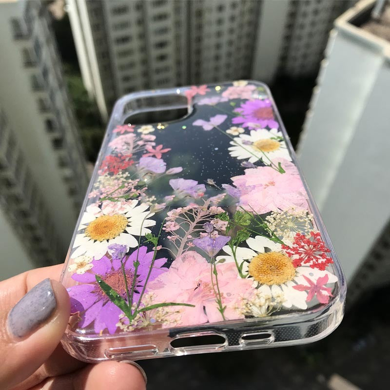 Apple Lilac Flower Drop-Proof Phone Case