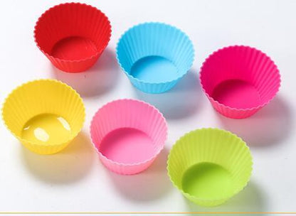 Nonstick Reusable Silicone Cupcake Liners 12 Pieces