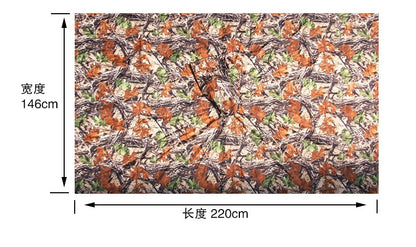Camouflage Hiking Poncho – Waterproof Outdoor Raincoat