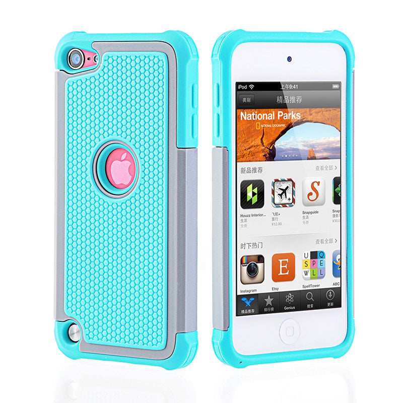 Football Pattern Shockproof 3-in-1 Mobile Phone Case