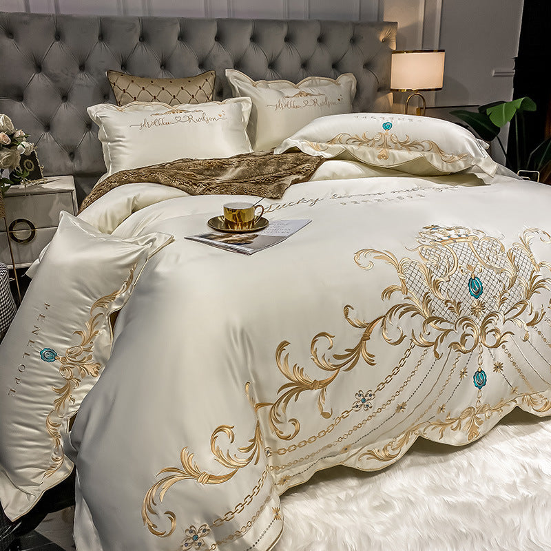 Ice Silk Quilt Bed Sheet Set