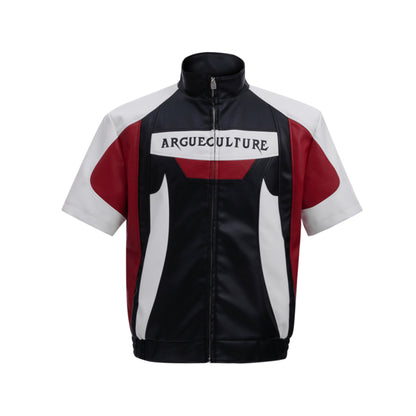 Heavy Contrast Color Design Short Sleeve
