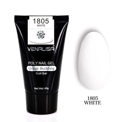 Venalisa Poly Nail Gel Kit - Transparent Crystal Camouflage Set