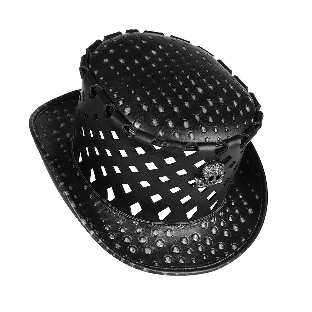Halloween PU Leather Plague Doctor COSPLAY Hat