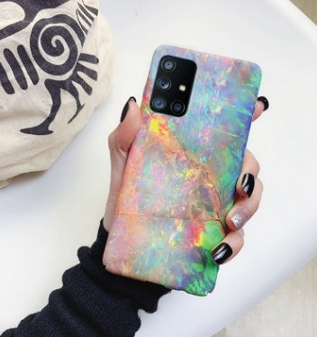Frosted marble phone case