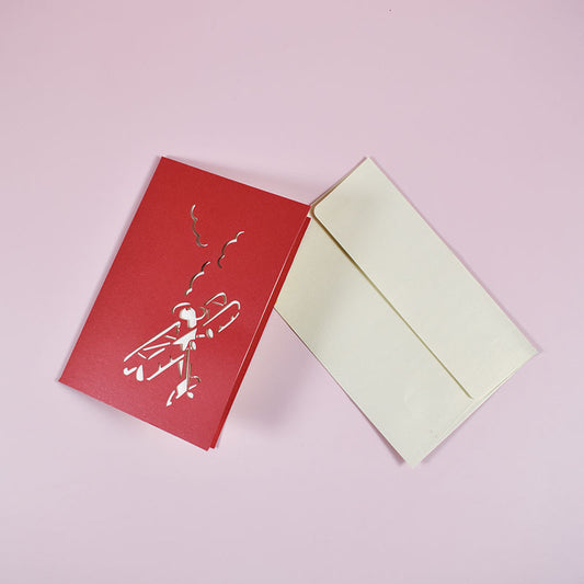 3D Handmade Aircraft Greeting Cards