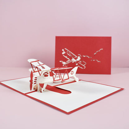 3D Handmade Aircraft Greeting Cards