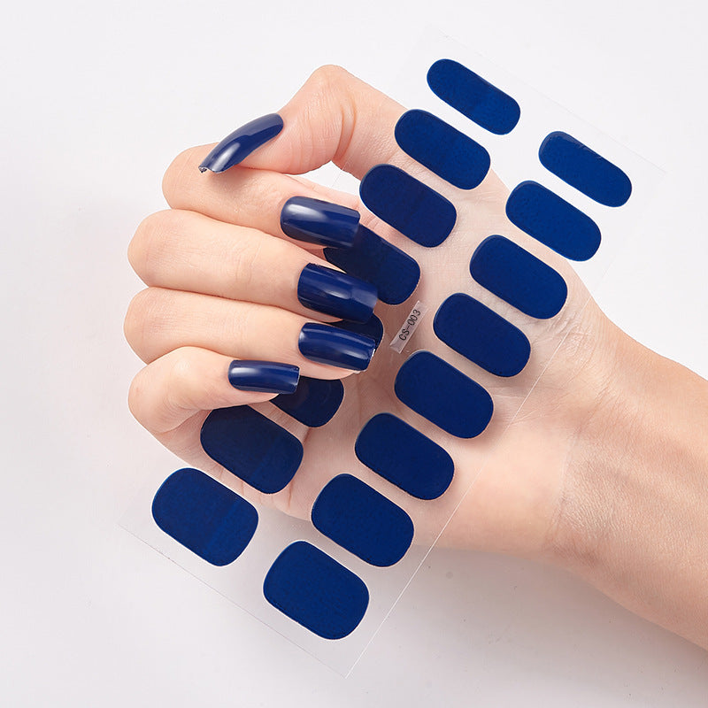 Waterproof Long Lasting Nail Stickers Letter Color