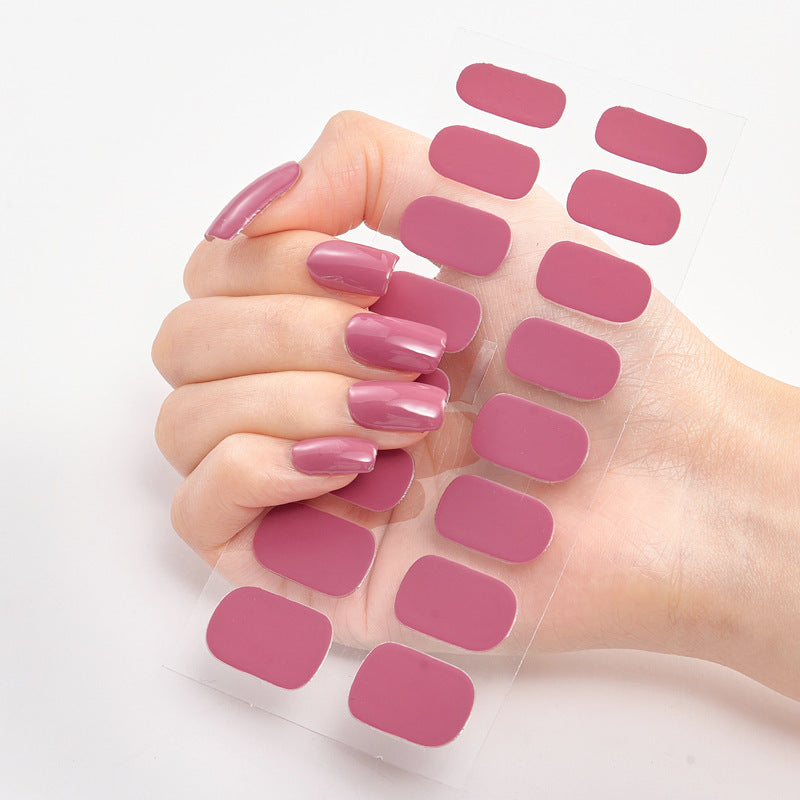 Waterproof Long Lasting Nail Stickers Letter Color