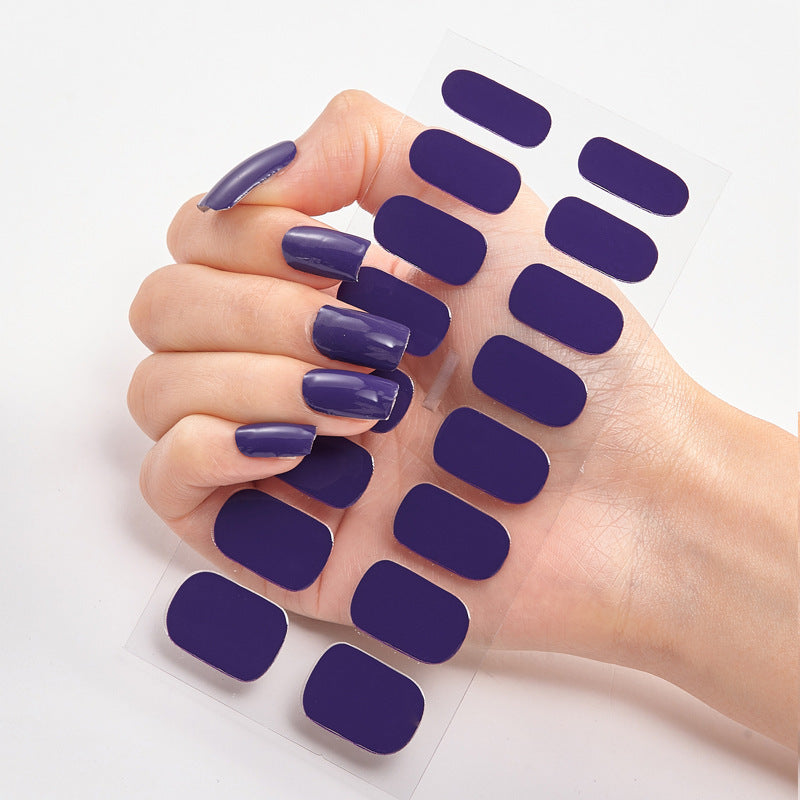 Waterproof Long Lasting Nail Stickers Letter Color