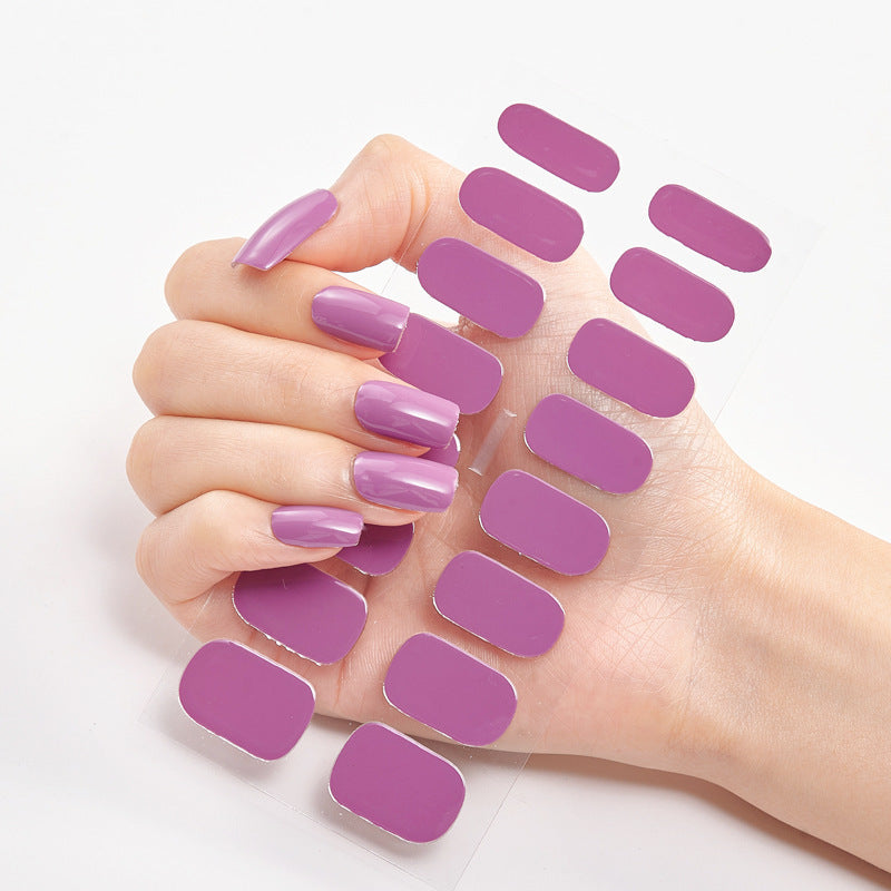 Waterproof Long Lasting Nail Stickers Letter Color
