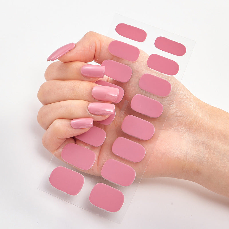 Waterproof Long Lasting Nail Stickers Letter Color