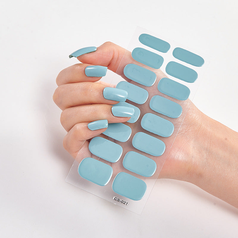 Waterproof Long Lasting Nail Stickers Letter Color