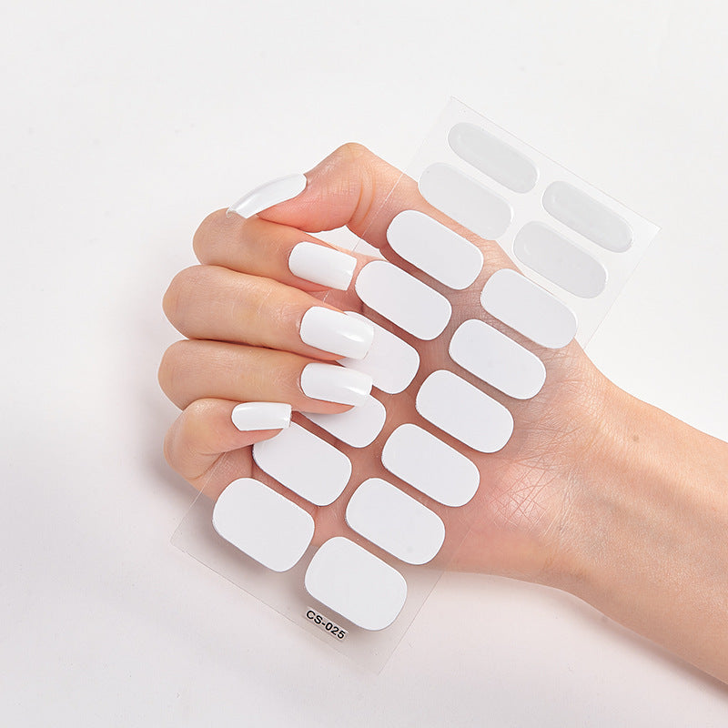 Waterproof Long Lasting Nail Stickers Letter Color
