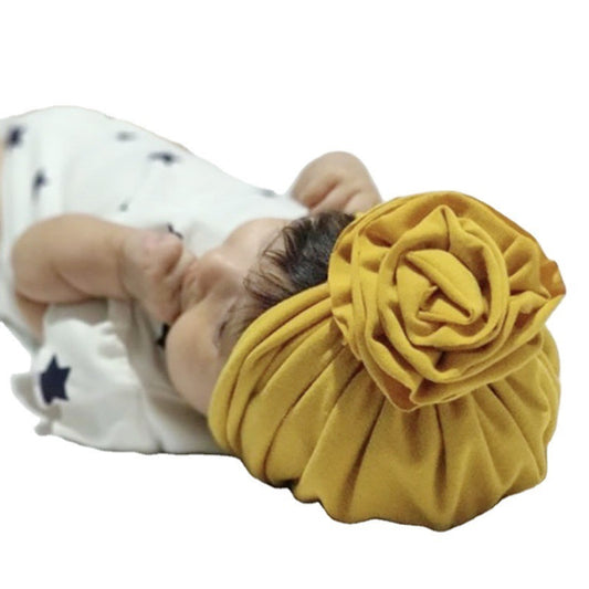 Bloom Flower Baby Headband Infant Beanie Cap