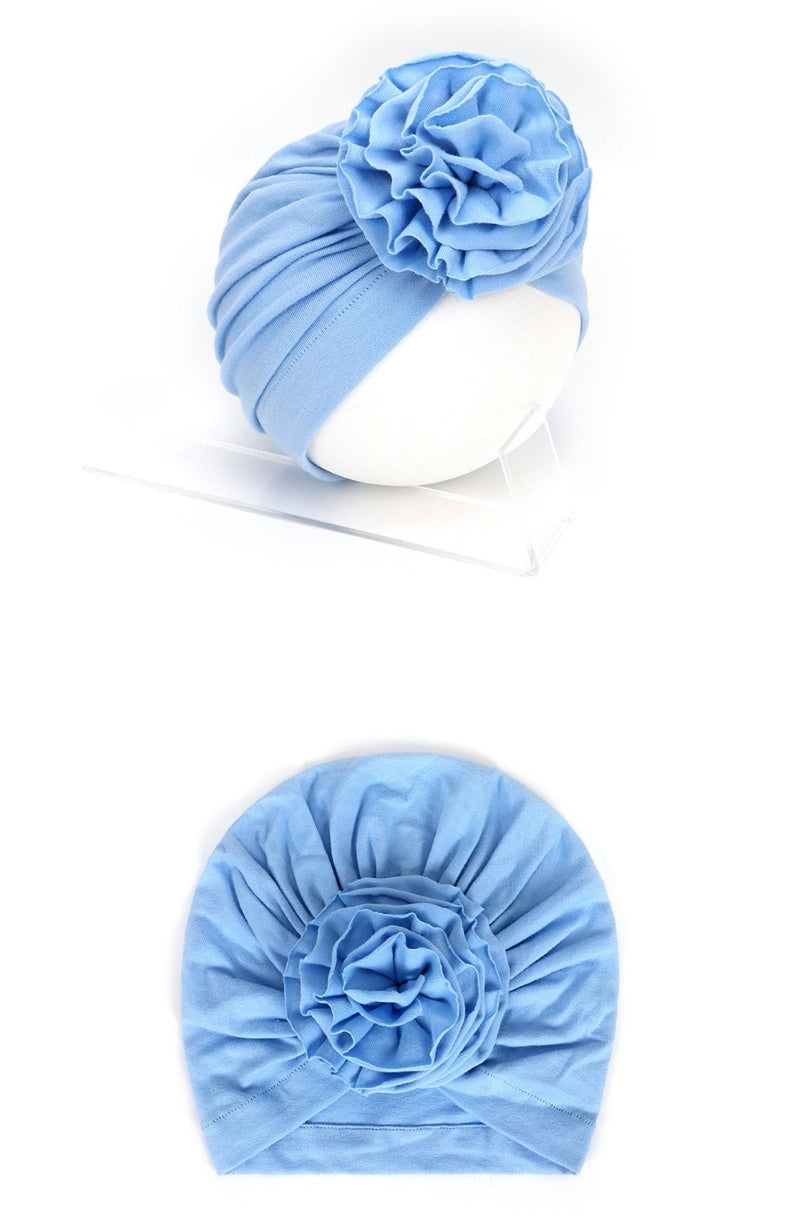 Bloom Flower Baby Headband Infant Beanie Cap