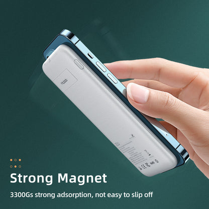 Magnetic Wireless Charging Treasure Back Clip Power Bank