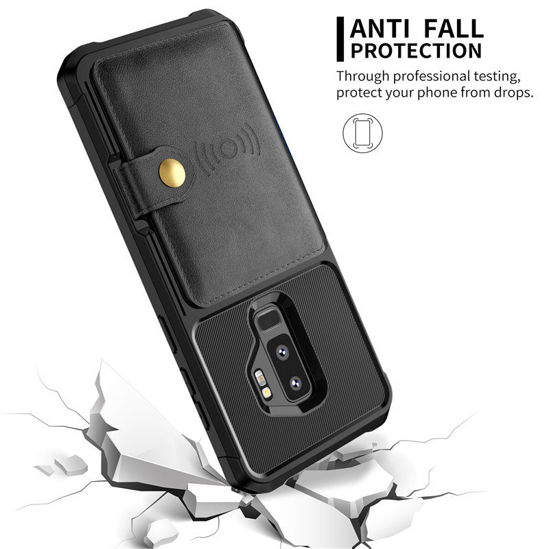 Apple Luxury PU Leather Wallet Flip Case for iPhone