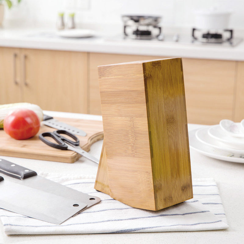 Bamboo Kitchen Knife Holder Storage Organizer