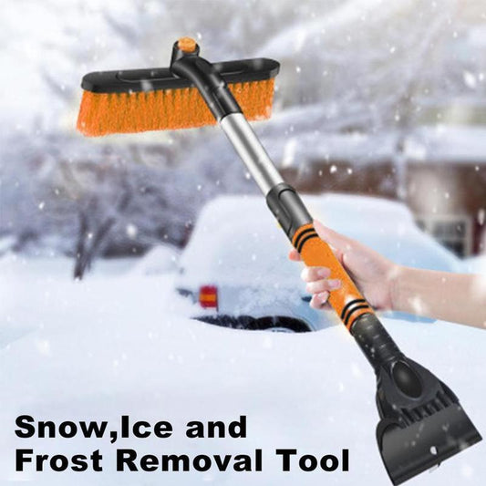 Car Snow Brush Ice Scraper Detachable Extendable Handle