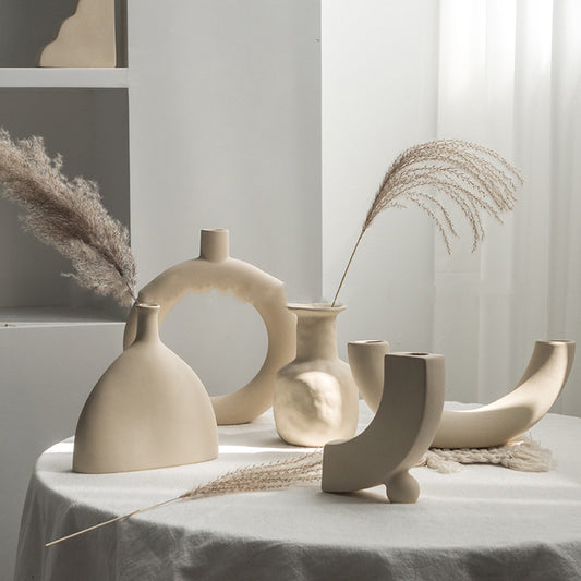 Simplicity Ceramic Vase Home Decor