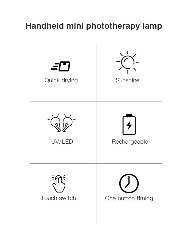 5W Portable UV Nail Dryer