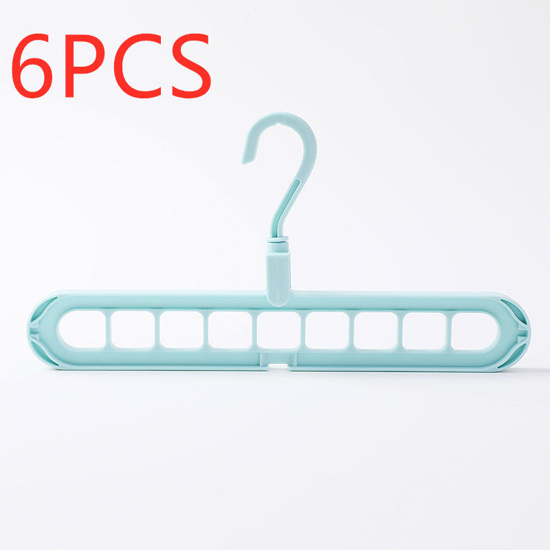 9-hole Space Saving Clothes Hanger Organizer
