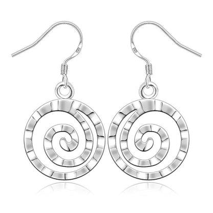 Round Earrings Threaded Earrings