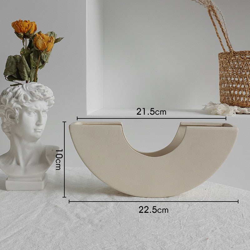 Simplicity Ceramic Vase Home Decor