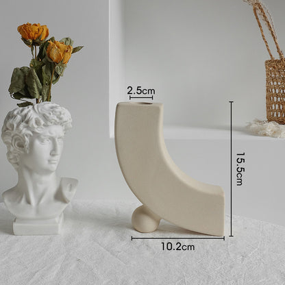 Simplicity Ceramic Vase Home Decor