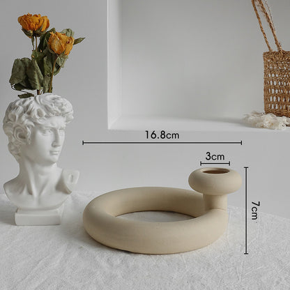 Simplicity Ceramic Vase Home Decor