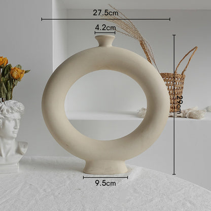 Simplicity Ceramic Vase Home Decor