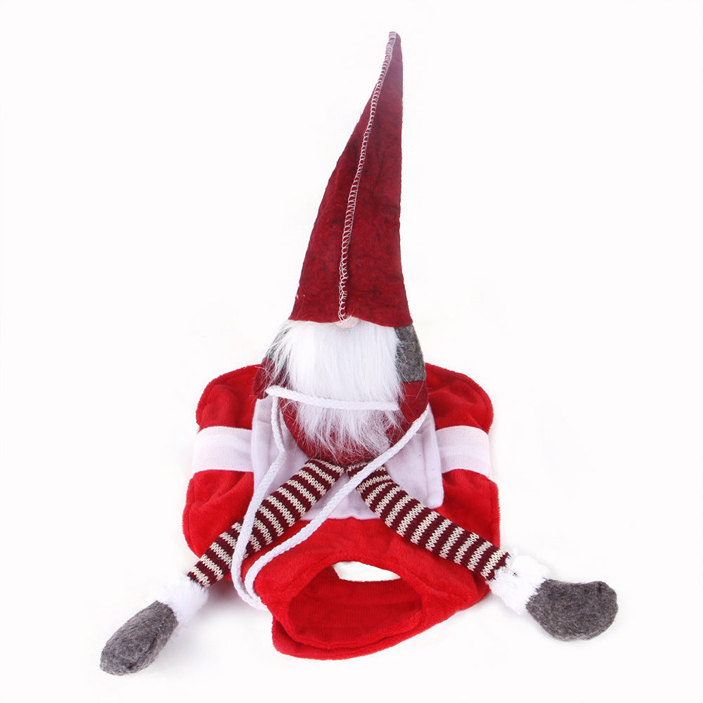 Pet Christmas Riding Costume Cosplay Decor