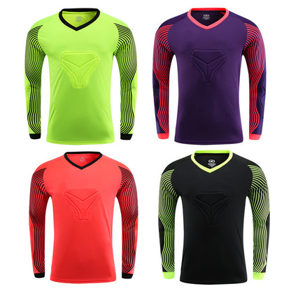 Thickened Goalkeeper Jersey & Shorts Set – Long & Short Sleeve Options