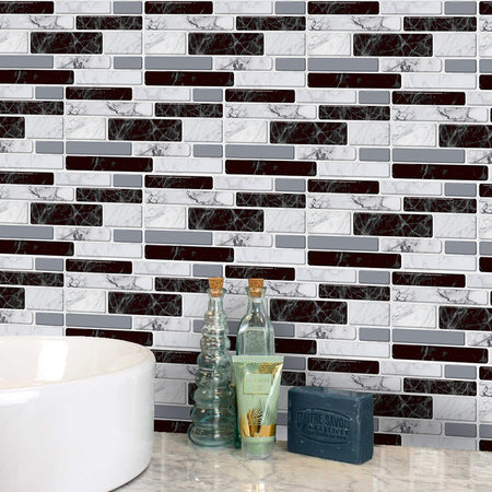 Kitchen Decoration Wall Stickers Black And White Classic