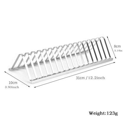 Stainless Steel BBQ Rib Rack Roasting Stand