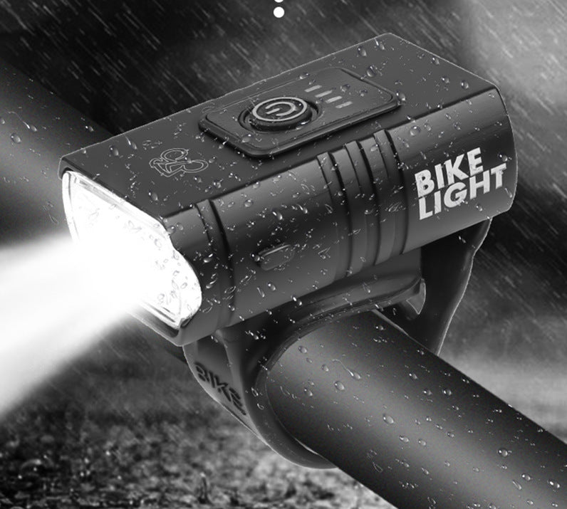 Red LED Bicycle Headlight with Warning Display