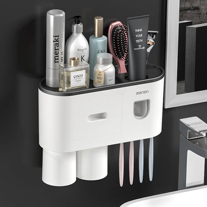 Magnetic Toothbrush Holder Storage Rack