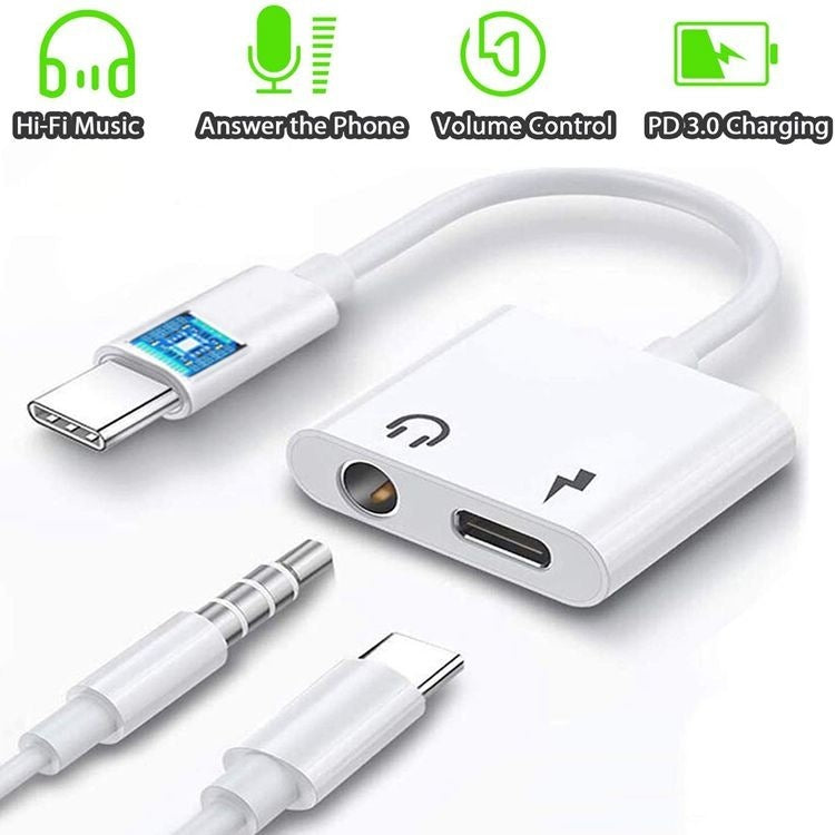 Type C to 3.5mm DAC Adapter Cable